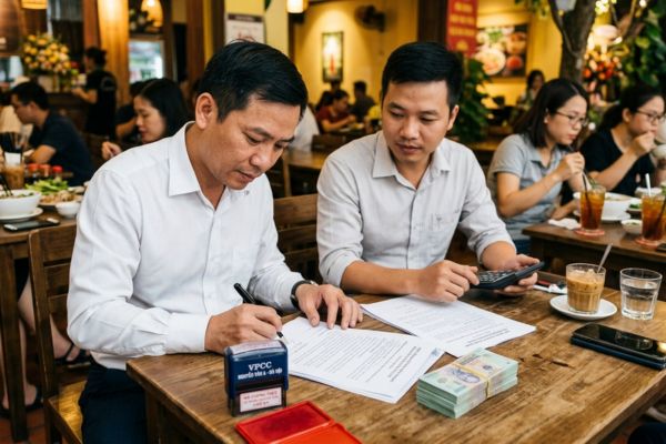 Chứng thực hợp đồng góp vốn kinh doanh nhà hàng, quán cafe
