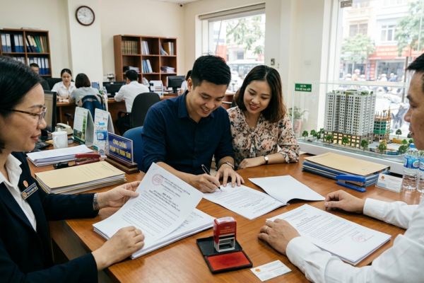Chứng thực hợp đồng hứa mua hứa bán nhà ở hình thành trong tương lai