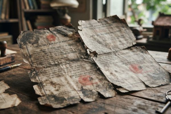 Những giấy tờ bị rách, mờ chữ có chứng thực bản sao từ bản chính được không?
