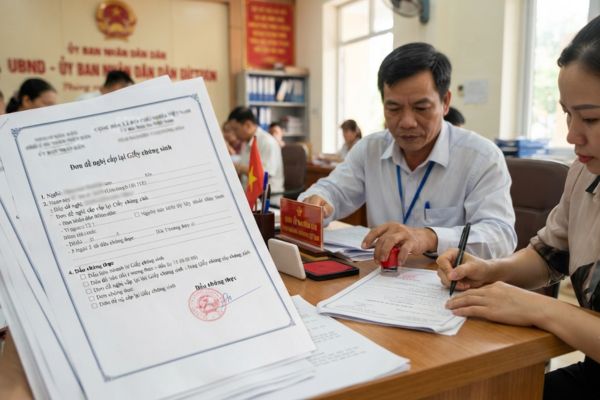 Chứng thực chữ ký trên đơn xin cấp lại giấy chứng sinh bị mất