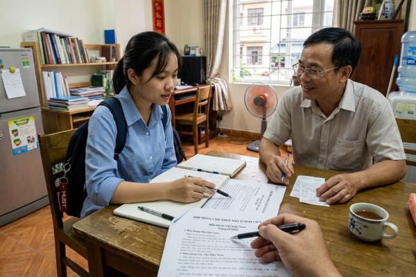 Hợp đồng cho thuê nhà ở sinh viên: Mẹo cài điều khoản tiền điện nước đúng giá