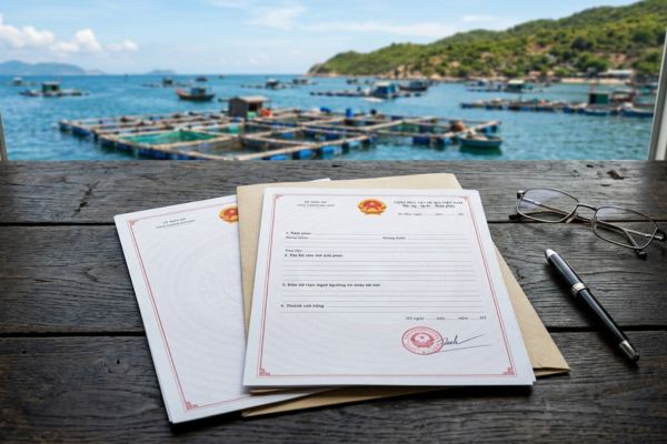 Hợp đồng chuyển nhượng quyền sử dụng đất mặt nước ven biển nuôi hải sản