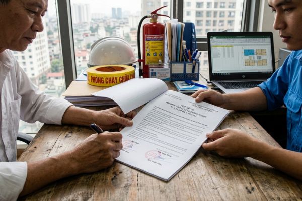 Hợp đồng dịch vụ vệ sinh công nghiệp, bảo trì hệ thống PCCC tòa nhà