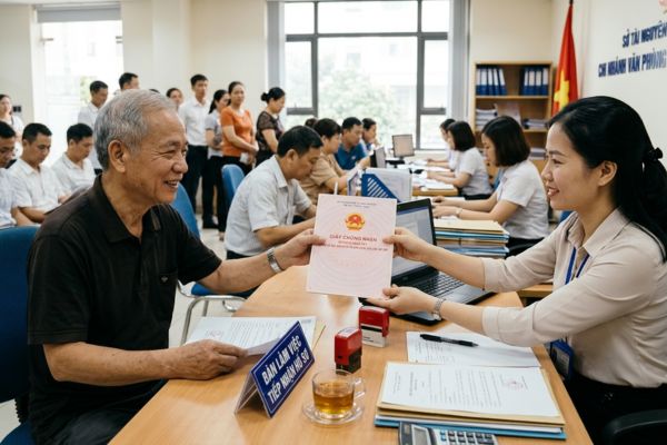 Hợp đồng mua bán căn hộ chung cư đã có sổ hồng: Thủ tục sang tên nhanh