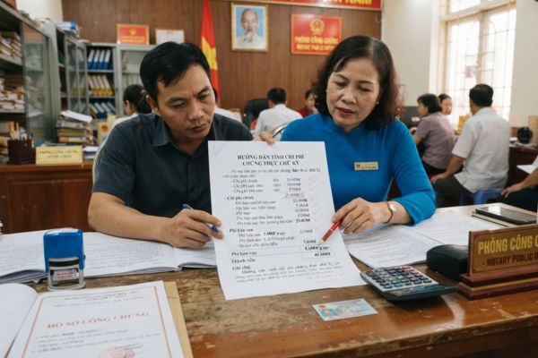 Hướng dẫn cách tính chi phí chứng thực chữ ký chi tiết nhất