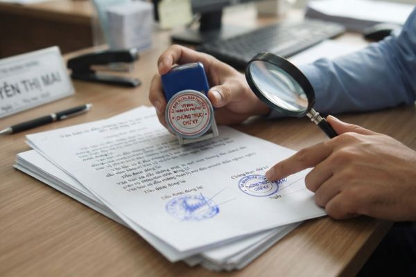 Hướng dẫn xử lý khi con dấu chứng thực chữ ký bị mờ nét