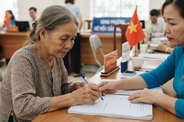 Xử lý tình huống chữ ký bị mất nét do bệnh lý run tay của người cao tuổi khi chứng thực